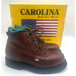 Carolina SARGE 6'' Steel Toe NEW Men's Work Boot Brown/Black US Size 8.5 D